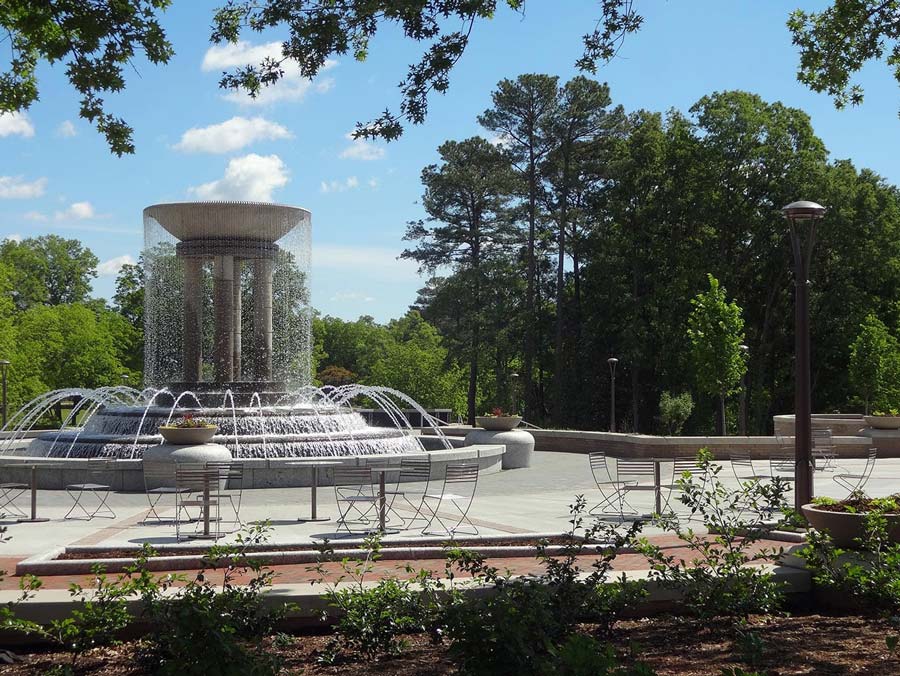 Cary water fountain