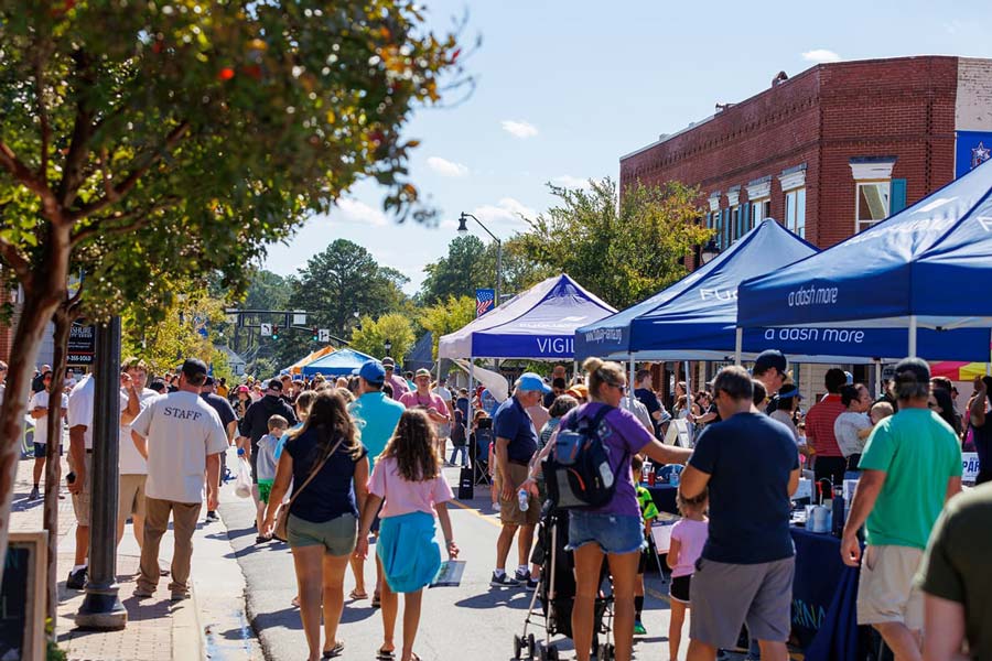 Fuquay-Varina, NC street festival
